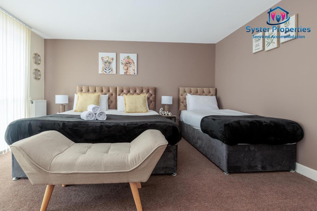 Syster Properties Serviced Accommodation Leicester 5 Bedroom House Glen View מראה חיצוני תמונה